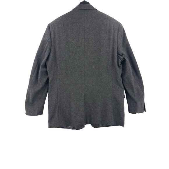 Lauren Ralph Lauren Blazer Sport Coat Gray Two Button Jacket Size 44L - Picture 2 of 8